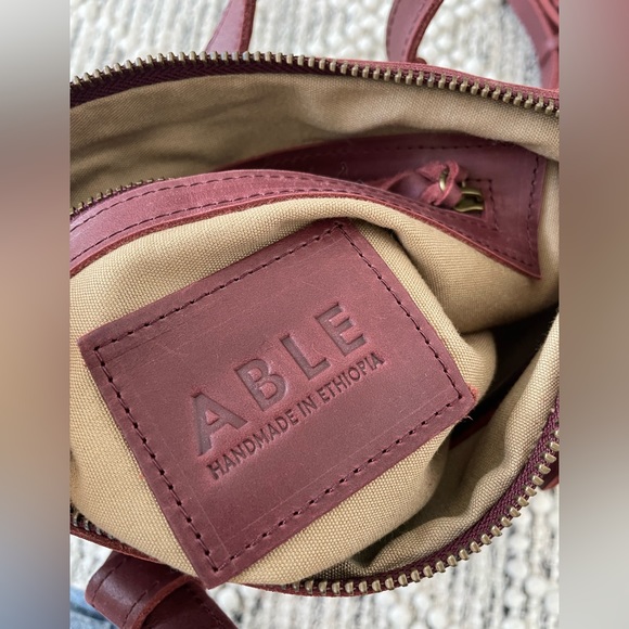 Able Rachel crossbody in Dark Cherry - Picture 16 of 16